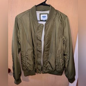 Green Bomber Jacket